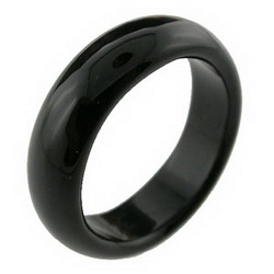 Black Hematite Rings