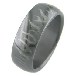 Black Titanium Rings